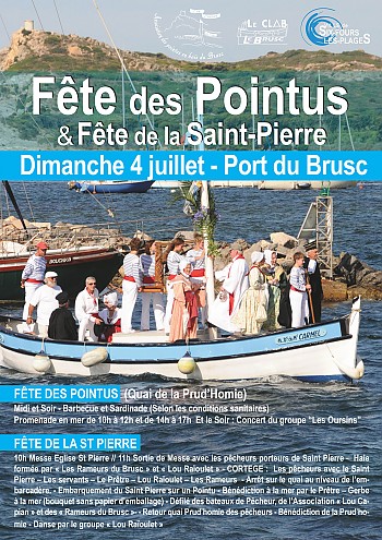 Fête des Pointus du Brusc le 4 juille Fête des Pointus du Brusc le 4 juillet