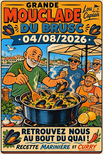 Grande mouclade au Brusc le 4 août Grande mouclade au Brusc le 4 août