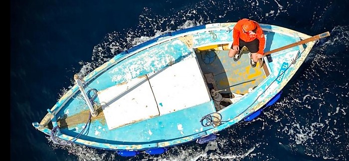Pointu vu du ciel par drone Pointu vu du ciel par drone
