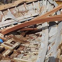 Restauration de la barquette Le Notre-Dame du Mt Carmel