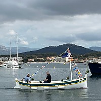 La Largade, pointu de 1946 amaré au Brusc