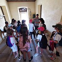 Sortie au Rouveau en pointu de la classe 6eme patrimoine collège Font de Fillol